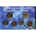 12 памятных монет Сочи 2014 года - цвет "золото", "серебро" и "бронза"