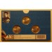 Набор монет 10 рублей 2015 года, посвященный 70 летию Победы в ВОВ 1941-45 г.г. в монетной окрытке