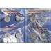 Памятные монеты 25 рублей и банкнота 100 рублей в альбоме. Олимпиада 2014 года (UNC)